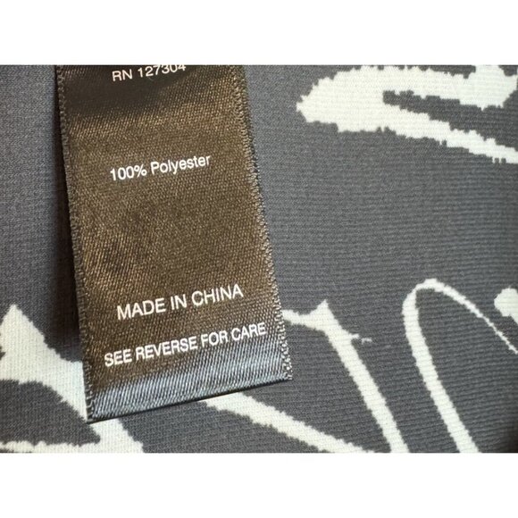 Ali Miles 1X Embellished Fabulous Wire Collar 3/4 Sleeve Button Front Tunic NEW - Picture 9 of 13